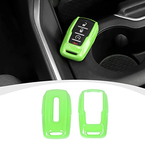 Image of RAZPOY for RAM Key Fob Cover, ABS Key Case Cover Holder Protector Compatible with for 2018-2023 Dodge RAM 1500 2500 3500, Light Green