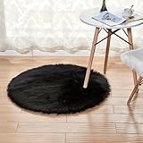 ❤Hypoallergen: Da der Kunstfellteppich aus synthetischen Fasern besteht, ist er hypoallergen. Kunstfellteppiche sind tierfreundlich.