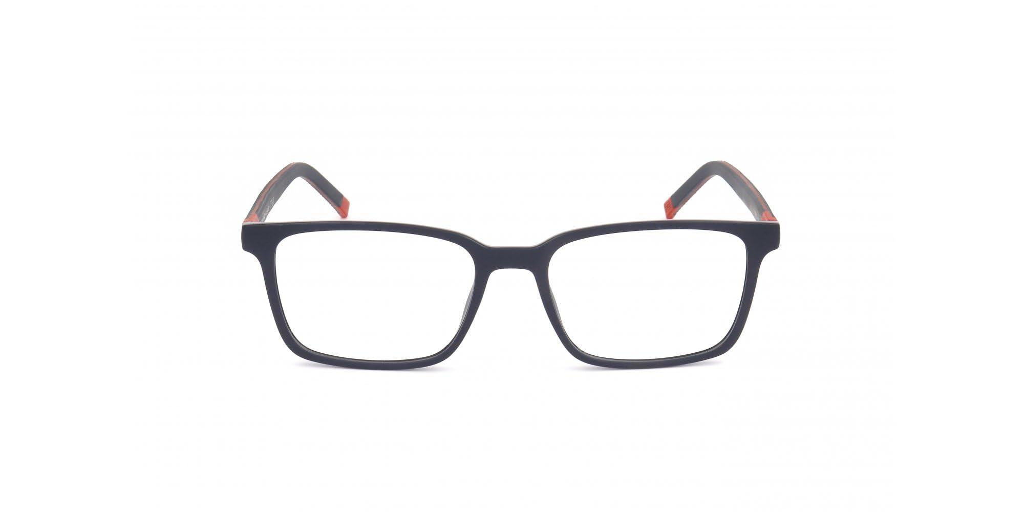 TOMMY HILFIGER Okulary z ostrością widzenia dla mężczyzn, opcjonalnie z filtrem przeciwsłonecznym lub filtrem niebieskiego światła, prostokątne, wykonane z poliamidu wtryskowego (w zestawie etui na