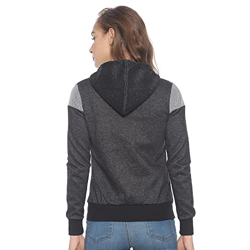 Image of Campus Sutra Cotton Women Crew Neck Sweatshirt