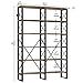 IRONCK Bookshelf Double Wide 6-Tier 76