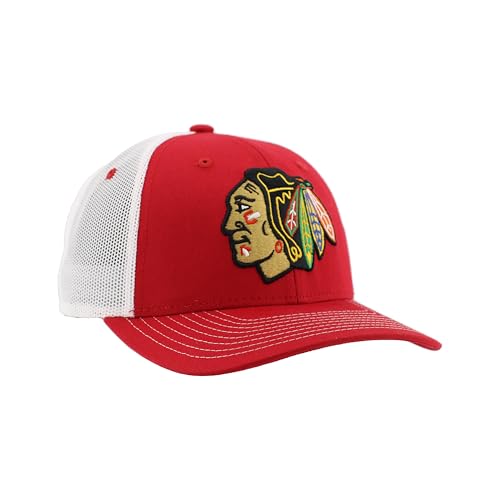 Image of ZHATS NHL Unisex-Adult NHL Officially Licensed Adjustable Snapback Hat Dakota Icon Team Color