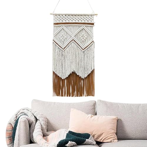 Arazzo macramè per camera da letto, grande decorazione da parete in tessuto bohémien, decorazione da parete in macramè, decorazione da parete in macramè, decorazione per camera da letto
