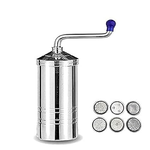 SR Stainless Steel Sev Sancha Machine/Muruku Maker with 6 Jali, K...