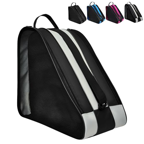SLTAXAR Rollschuh Tasche Inliner Tasche Kinder Skatertasche Schlittschuhe Tasche für Inliner Ice Skate Bag Skischuhtasche Verstellbar Trageriemen Schlittschuhtasche Rollschuhtasche für Herren Damen