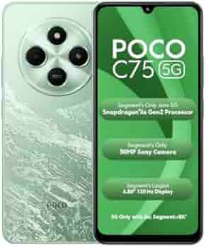 POCO C75 5G, Enchanted Green (4GB, 64GB) : Amazon.in