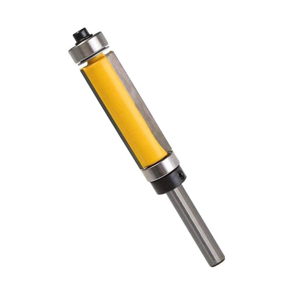 Eyech Flush Trim Pattern Router Bit Set, Top & Bottom Bearing Router