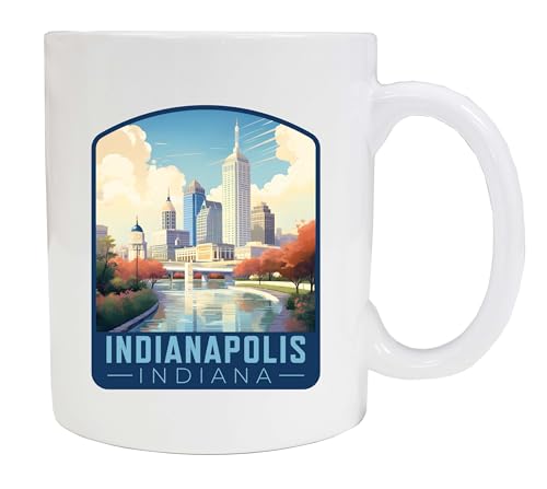 R and R Imports Indianapolis Souvenir 12 oz Ceramic Mug
