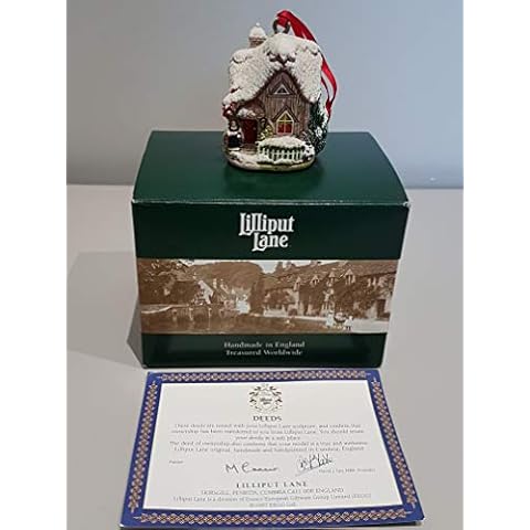 Lilliput Lane Christmas Pudding, Made In Great Britain Cover