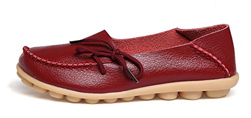 Image of VenusCelia Women's Breathable Comfort Walking Office Flat Loafer