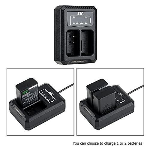 Image of JJC EN-EL25 Battery Charger Dual Slot for Nikon Z50 II Z50 Z30 Zfc Cameras