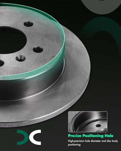 Image of SCITOO 55125 Rear Brake Rotors Brakes Kit:55125