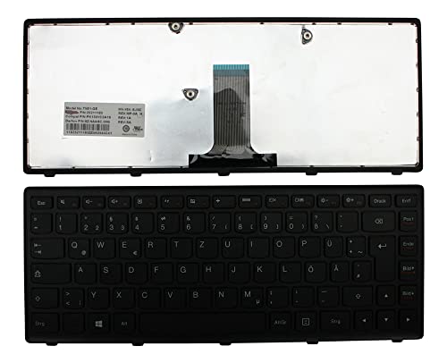 Clavier Lenovo NSK-BL0SC de rechange pour PC portable Keyboards4Laptops noir