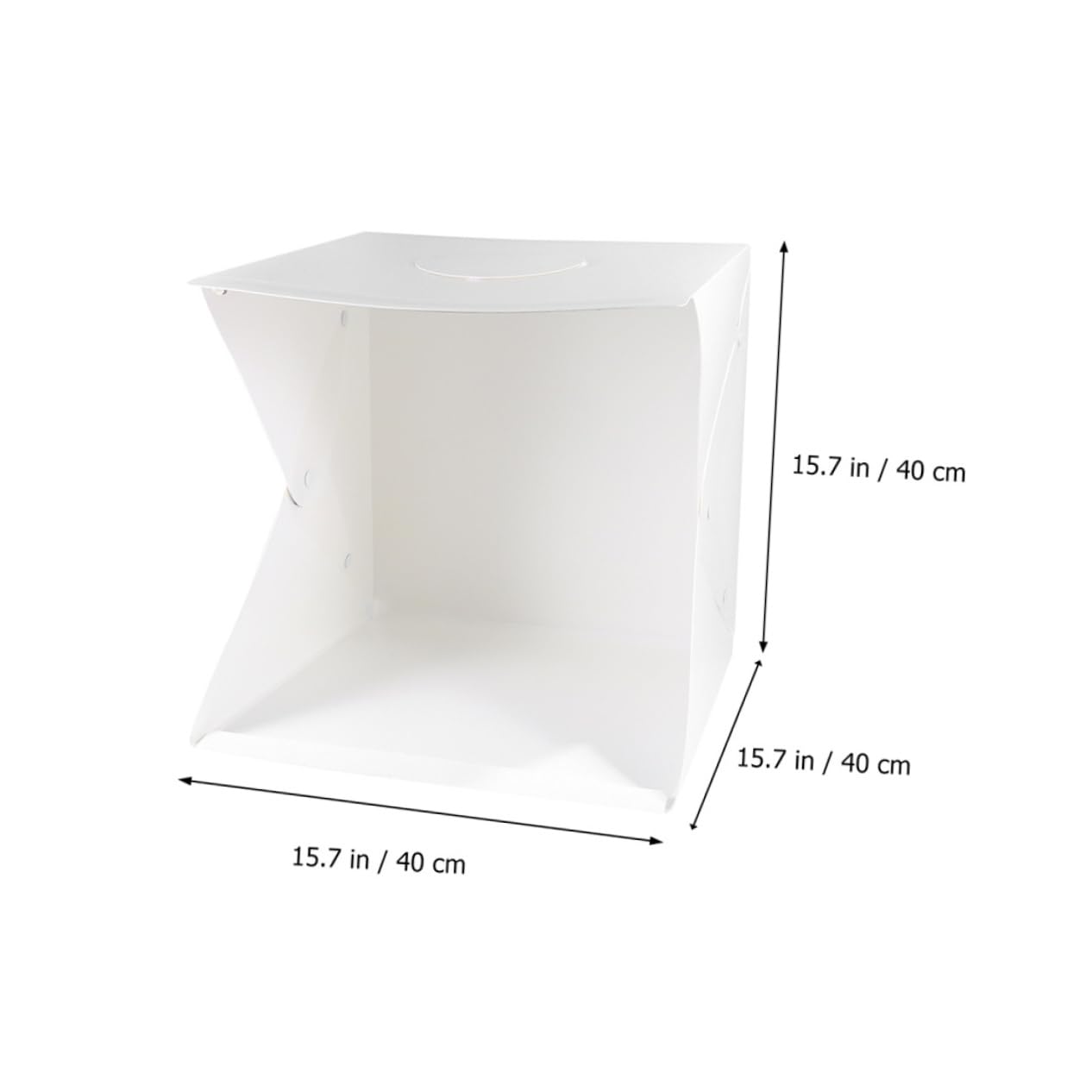 Angoily 40cm Mini Photo Tent Led Light Box for Photography Portable and Foldable Backdrop 6 Colors Lighting Cube Tent