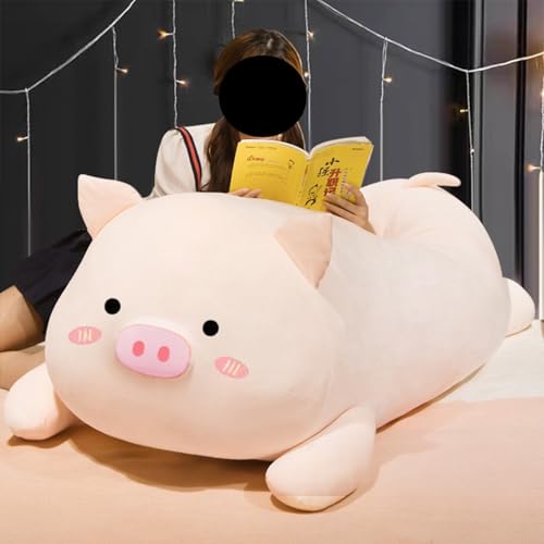 ぬいぐるみ ねこ 猫 可愛い抱き枕 コットン Cutdred 昼寝クッション 縫いぐるみ 人形 癒し ラブブ 柔らかい人形枕、子供のためのギフト 動物 150cm クッション スーパソフト もちもち もこもこ お祝い 背当て かわいい (100cm,タイプ