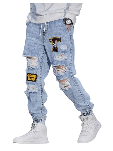 【CAMBIO】Denim Jacquard Jogger Pants /Ｓ 411hcfC55HL.jpg