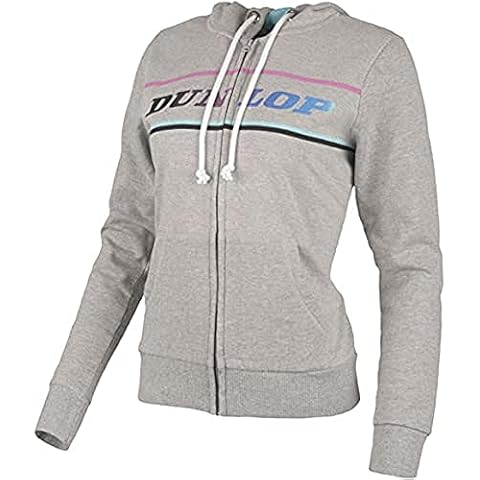 Dunlop 72250 Sudadera con Capucha y Cremallera para Mujer en Gris Talla L Cover