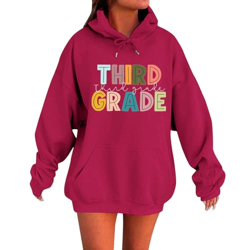 Image of Generisch Black Sweater Sweatshirts for Back to School. Classic Round Neck Design with Unique Patterns. Perfect for Spring Women's Clothing Winter, red, M