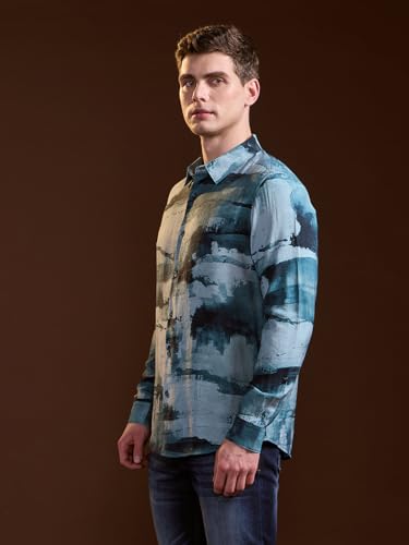 Image of THE BEAR HOUSE Men's Multi-Color Cotton Checked Flannel Overshirt