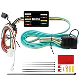 MECMO 4-Pin Trailer Wiring Harness 56370 for 2017-2025 Honda CRV Plug & Play T-Connector Custom 4 Way Flat Trailer Wire Vehicle-Side 4 Prong Towing Tow Hitch Connector for Honda CR-V Trailer Light