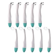 SNAWOP Dental Matrix Bands 10PCS Preformed Standard/Curved Matrices for Teeth Restoration 4.5MM/6MM 6MM Curved