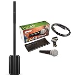 Bose Pro L1 Pro8 - Portable PA System,Portable Line Array Speaker with Integrated Bluetooth,Built-in Mixer and Wireless App Control Bundle with Shure Microphone,15ft Cable and Accessories (5 Items)