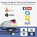 VHS to Digital Converter, USB Video Capture Card 1080P: Convert VHS Tapes, Camcorders to Digital Files on PC/Mac, RCA AV to USB 2.0, Record & Save Home Videos & Gameplay, Plug & Play, No Driver Needed
