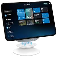 HomeMount Verstellbarer Ständer für Show 11/8 (Version 2025) – Tisch Display-Halter mit Neigung und Magnetbasis, kompatibel mit iPhone 12 für Zuhause & Büro (Weiß)