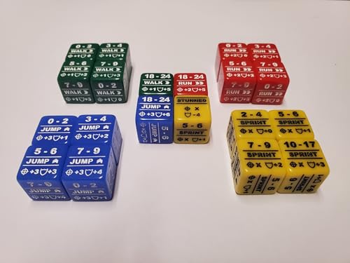 Dados de movimiento BattleTech Alpha Strike para tardes de juego ágiles con amigos en casa