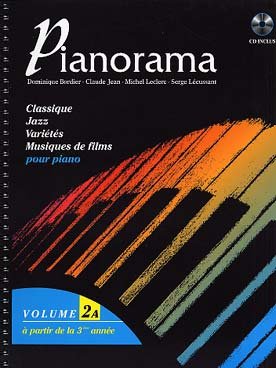 Partition : Pianorama - Piano 2 et 4 mains - Volume 2A - Partition + CD      Sheet music