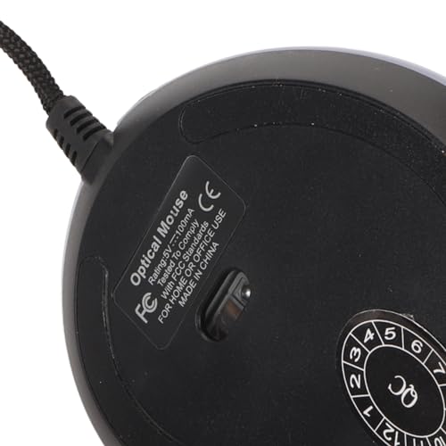 Ratón vertical ergonómico para juegos con sensor óptico, 7 botones y luces RGB 6