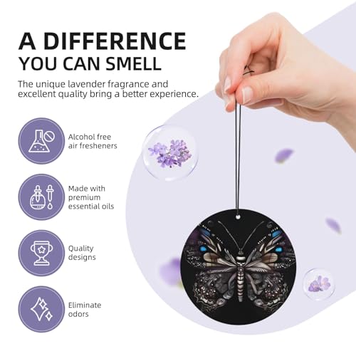 Science Butterfly hojas aromáticas para coche miniatura 5