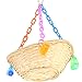 1914 Basket Swing Bonka Bird Toys Bamboo Colorful Chew Swing Hanging Parrot Quaker Parrotlet Budgie