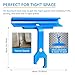 Magnetic PPC & PPF Clips/Cleat Tool For HVAC Ductwork - 4" Magnetic Tdc &Tdf Clip Metal Cleat Tool for Tight Spaces Efficient HVAC Tools Clearance,Versatility Hvac Duct Tools Clip