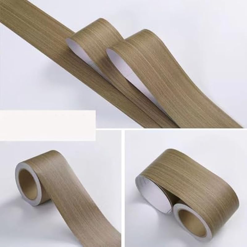 나무 가장자리 테이프, 대형 크기, 가구 수리, 장식, 자체 접착제, 수리 바닥, 창 프레임, 도어 방수, 오일 저항성, 얼룩 방지, 4cm, 너비, x25m, 길이, C-KJM2, 길이 상세이미지 2