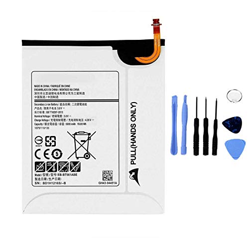 Batterie Galaxy Tab E 9.6 SM-T560 EB-BT561ABE haute capacité 5000 mAh remplacement pièce