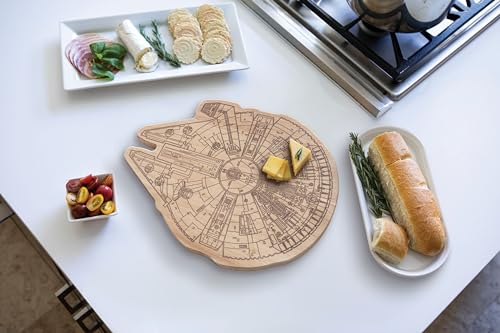 Tabla de cortar Millennium Falcon 16 pulgadas de Parawood miniatura 6