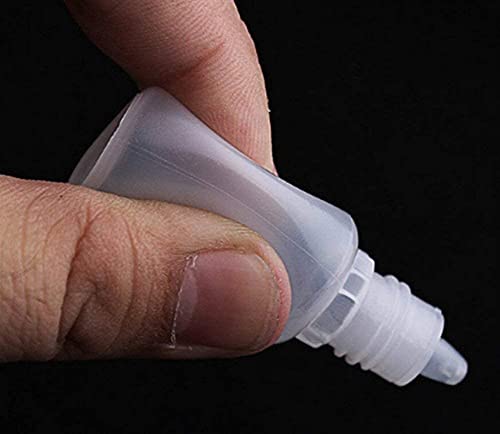 Image of dinojames 5ml Sealed Liquid Dropper Bottles with Cap and Inner - Pack of 100 Pcs. (For Homeopathic & Ayurvedic Use)