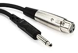 Hosa PXF-110 Unbalanced Interconnect, XLR3F to 1/4 Inch TS, 10 Feet