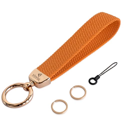 YOYOL Elastic Wrist Lanyard for Key, Keychain,Keyring, Cool Key Chain for Men &Women