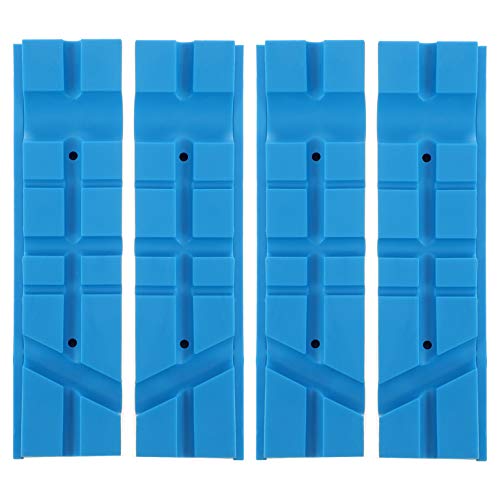 TEHAUX Duas Pinzas Pu Rua Almohadilla de Mand Íbula de Vicio- 2 Juegos de Protector de La Tapa de La