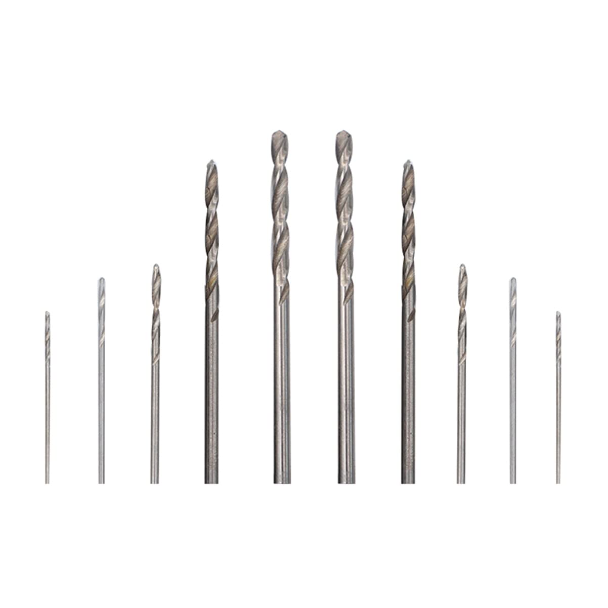 DOITOOL 150piezas Brocas De Precisión Hss Para Madera y Plástico Brocas De Alta Velocidad Para Uso y Construcción