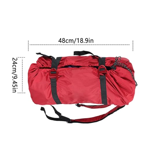 Mochila de escalada antideslizante con almacenamiento de cuerda reutilizable 5