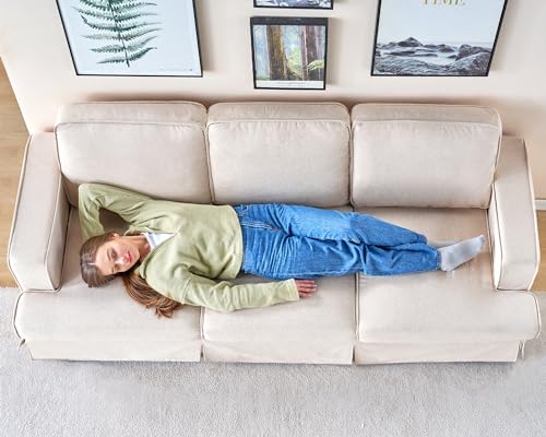 AMERLIFE-Modern-Sofa-89-inch-Slipcovered-Sofa-3-Seater-Sofa-with-Removable-Cover-Extra-Deep-Couch-for-Living-Room-Linen-Beige-Sofa-Couch AMERLIFE Modern Sofa 89 inch Slipcovered Sofa 3 Seater Sofa with Removable Cover Extra Deep Couch for Living Room Linen Beige Sofa Couch