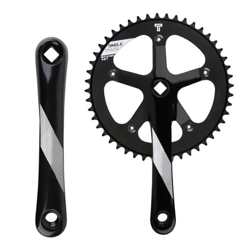 Juego de Bielas para Bicicleta de Montaña - Componentes Ciclismo Esenciales,Juego De Bielas Aleación Aluminio para Carretera Ciudad Rutas Diarias