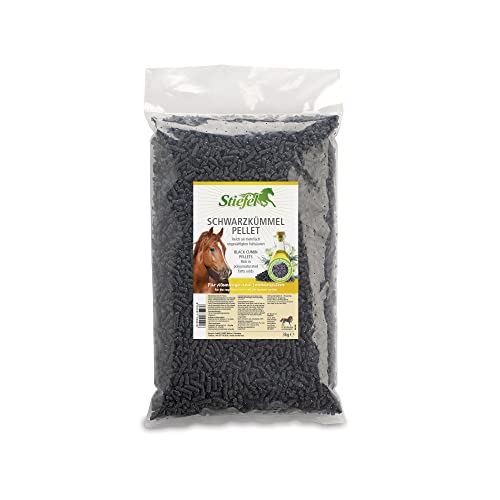 Scheidler Horse-direkt Lein- & Schwarzkümmel Pellets – 3000 G Eimer, Getreidefrei – Für Pferde