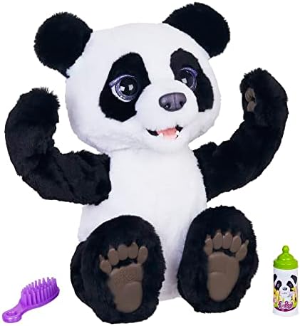 FurReal friends furReal Plum Panda Bear Toy (Multicolour)