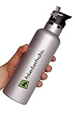 Edelstahl Trinkflasche Isoliert Sportflasche mit Strohhalm – BPA Frei Trinkflaschen für Wandern etc. Isolierflasche für Heiße & Kalte Getränke. 550ml | 750ml | 1L