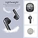 Wireless Earbuds, 2025 Bluetooth 5.4 Headphones with 3D Bass Stereo, 40H Ultralight in-Ear Buds, Bluetooth Earbuds with 4 ENC Noise Cancelling Mic, USB-C LED, IP7 Waterproof Earphones for Android iOS