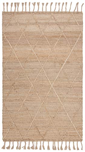Tapete decorativo rectangular 6x9 ft SAFAVIEH natural miniatura 3